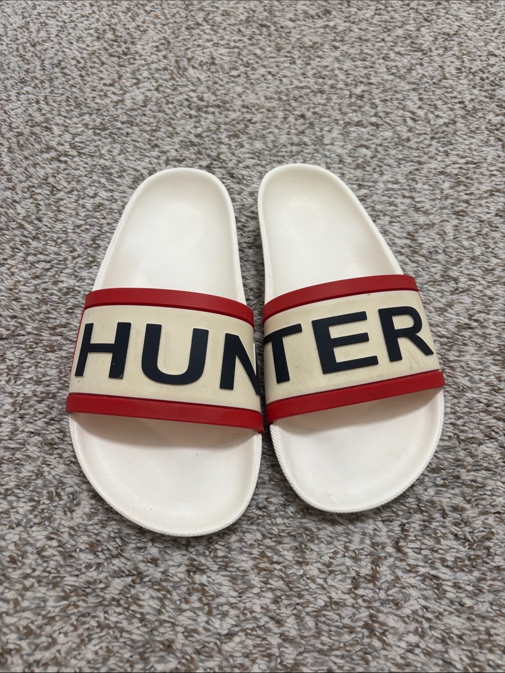 Hunter White Slides 6